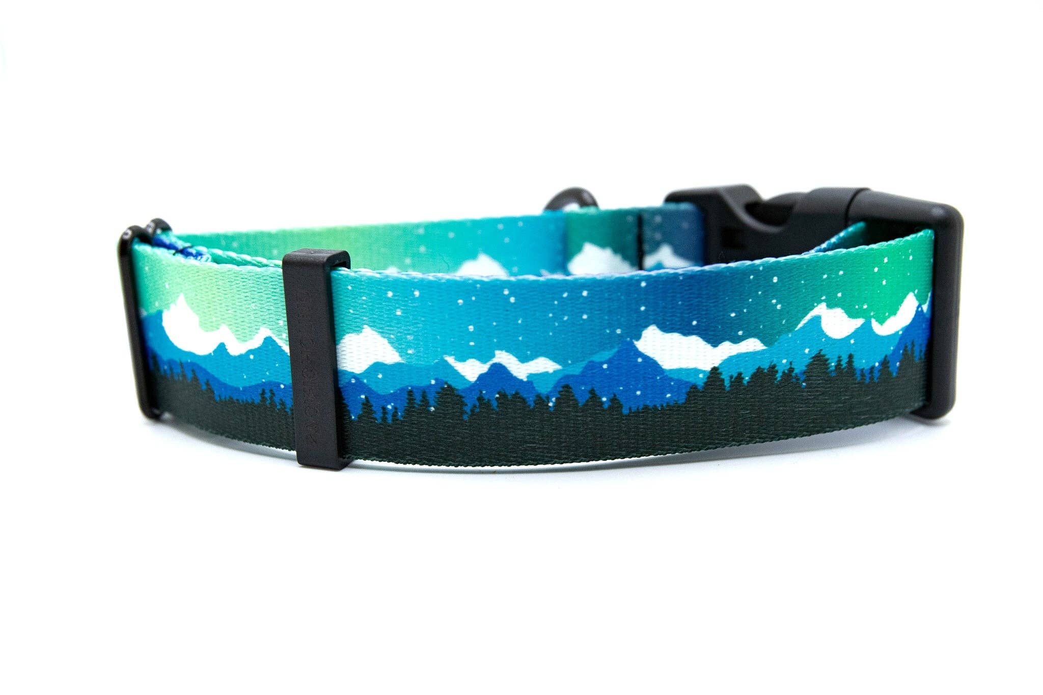 Pacific Hound - Elements Series - Aurora | Teal Dog Collar: XX-Large (1.5" width | 15-24" length)