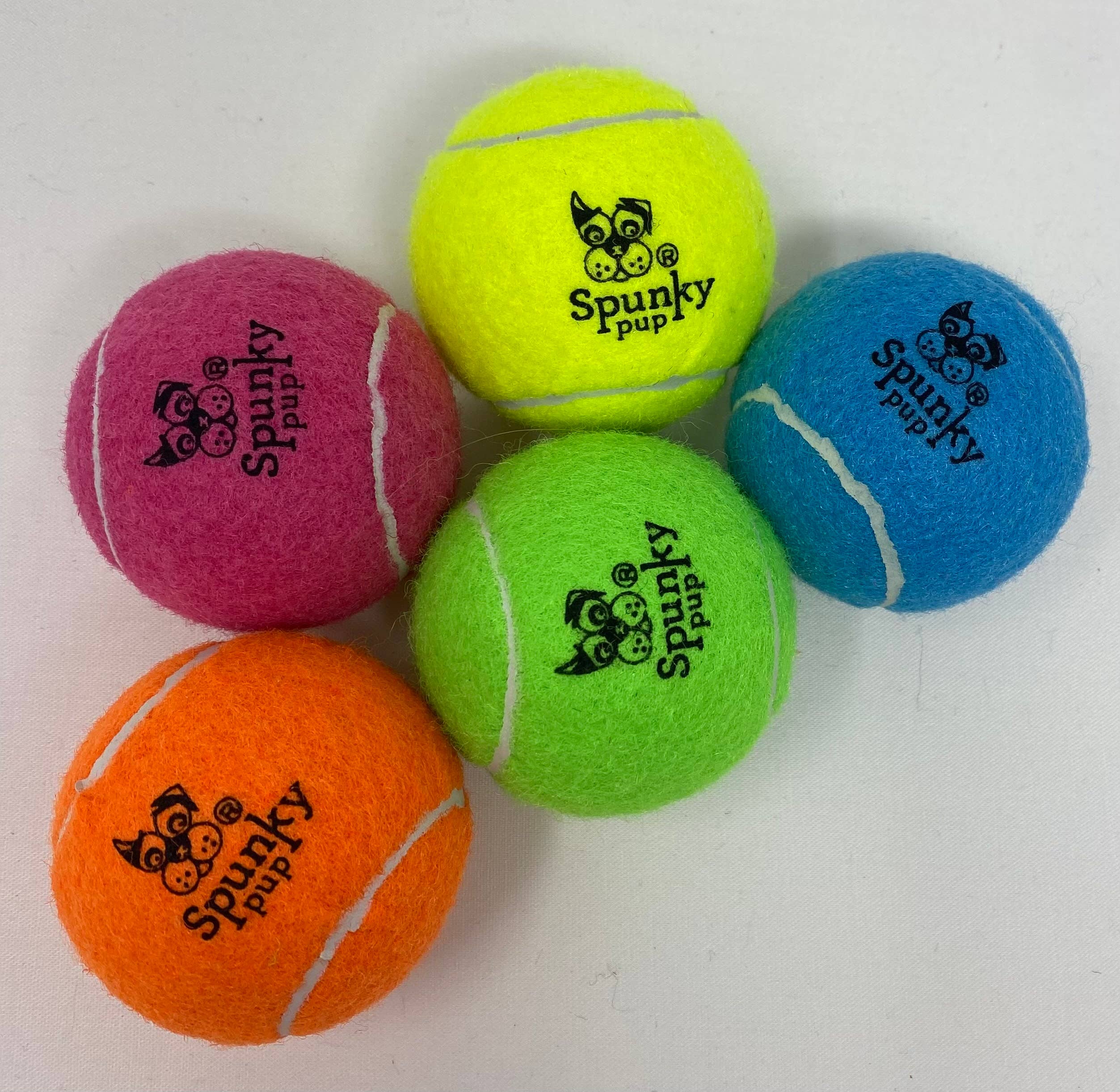 Spunky Pup - Bucket of Balls - Tennis Balls 20 Ct.