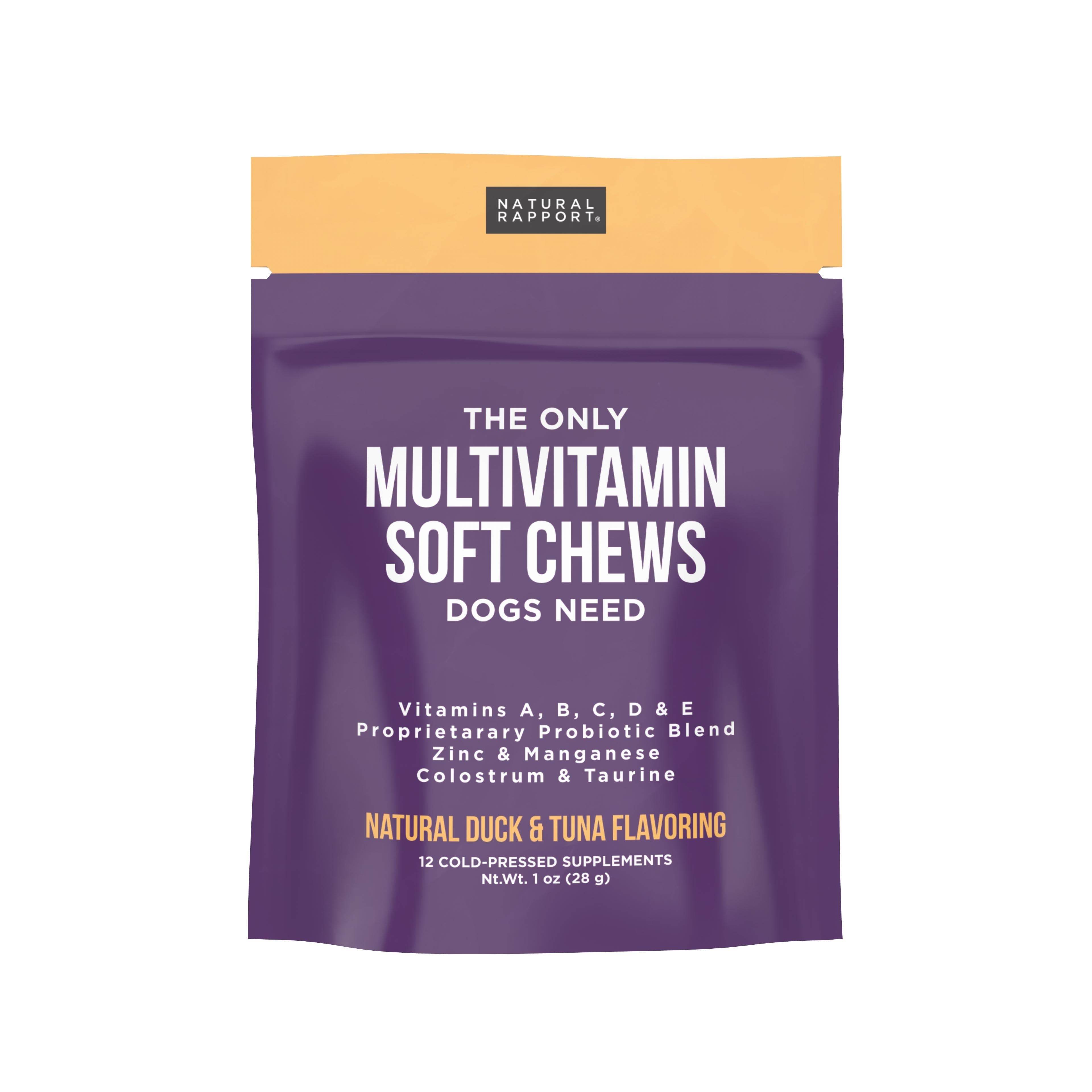 Natural Rapport Multivitamin Soft Chews 120 count jar