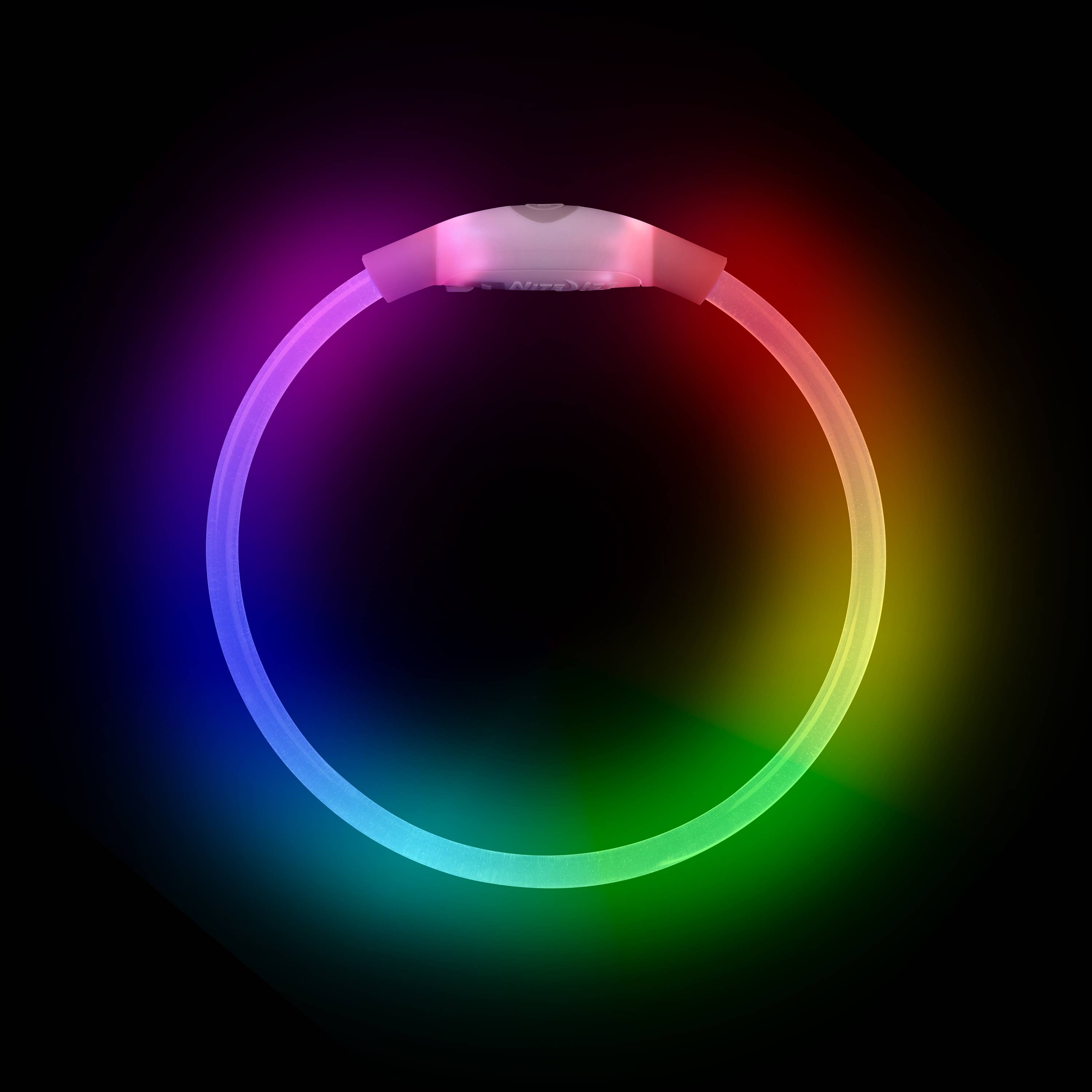 Pet Palette Distribution - Nite Ize NiteMeow Rechargeable LED Safety Necklace Disc-O