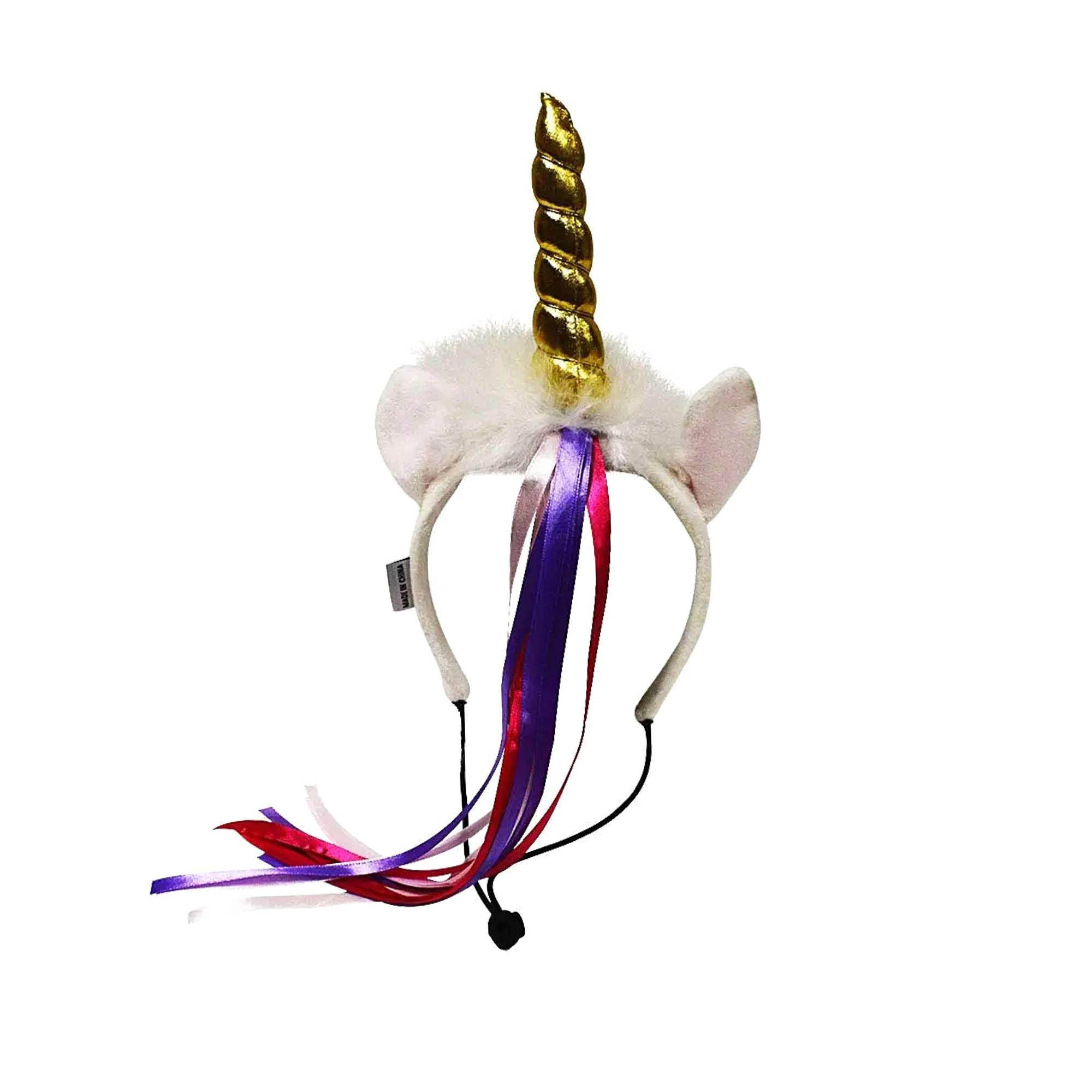 Midlee Designs - Midlee Dog Unicorn Headband Halloween Costume