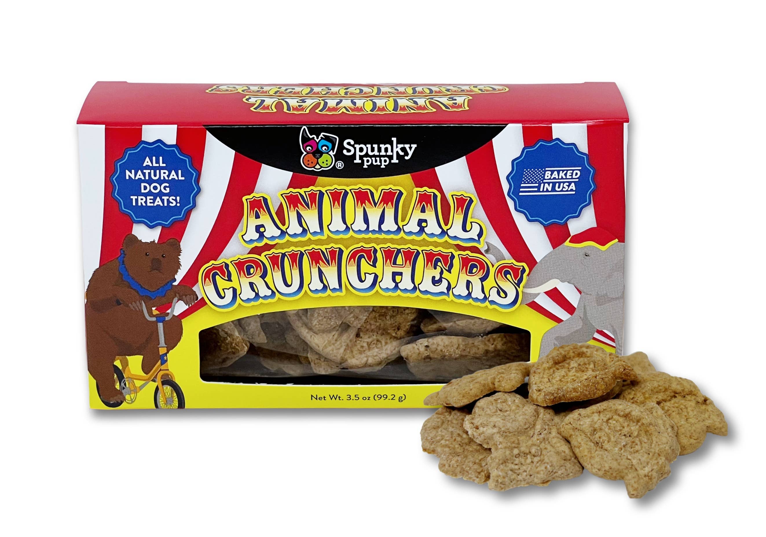 Spunky Pup - Animal Crunchers Dog Treats: Small