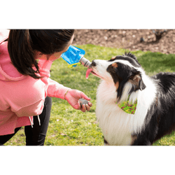 K9 Sport Sack - Vapur® EZ Lick™ Portable Dog Water Bottle: Whiteout