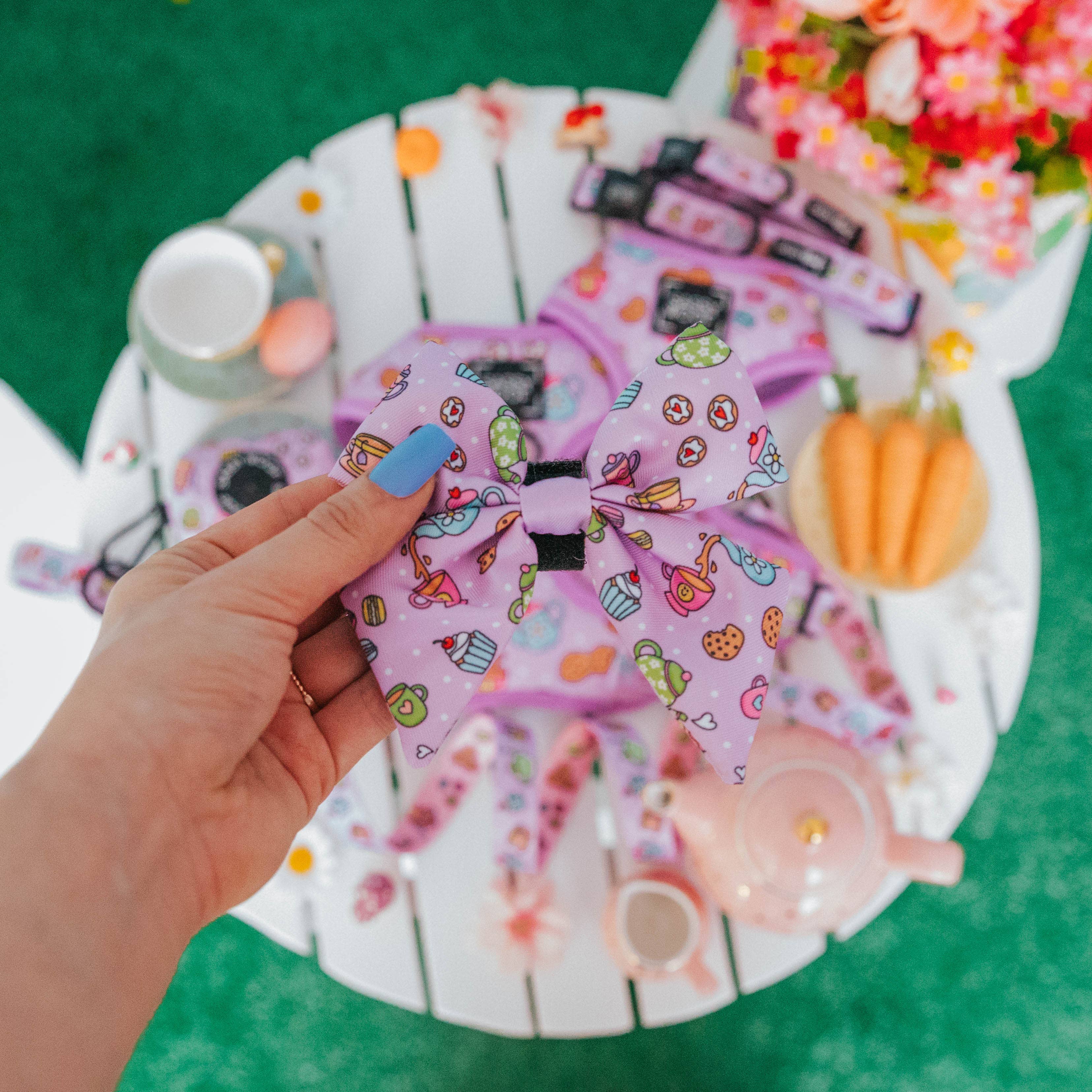 SASSY WOOF - Dog Sailor Bow - Tea Pawty