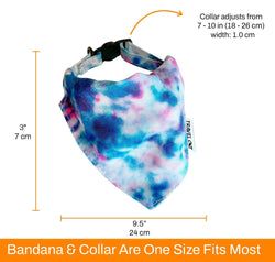 "The Groovy" Cat Bandana & Cat Collar