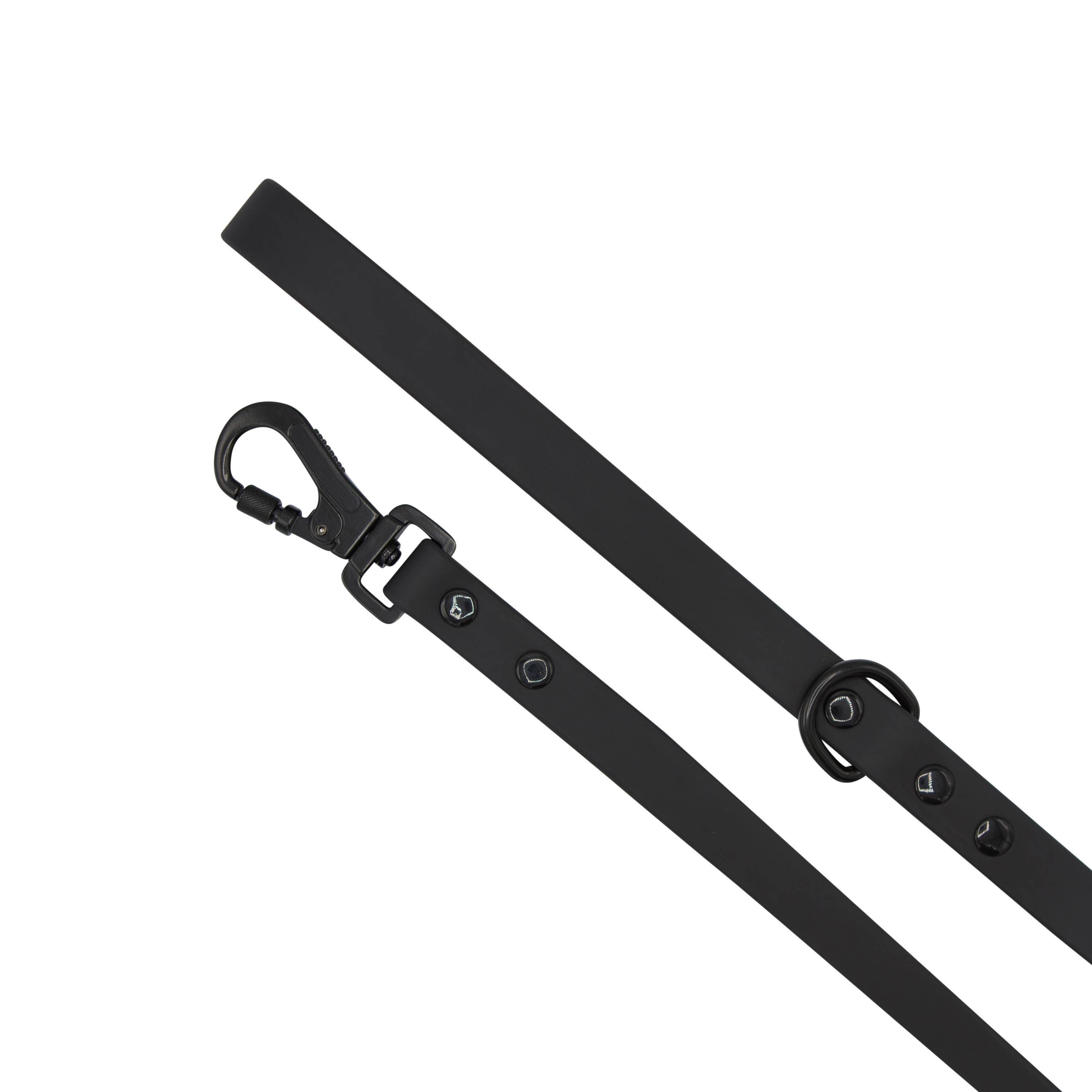 SASSY WOOF - Waterproof Dog Leash - Black