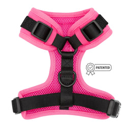 SASSY WOOF - Dog Adjustable Harness - Neon Pink: XXS