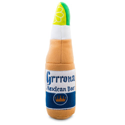 Grrrona Beer Bottle Toy Squeaker Dog Toy: Large