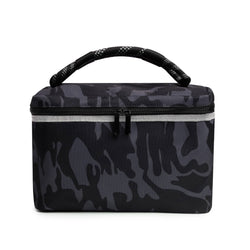 ROVERLUND - OUT-OF-OFFICE INSULATED PET FOOD CARRY CASE: CAMO / ORANGE