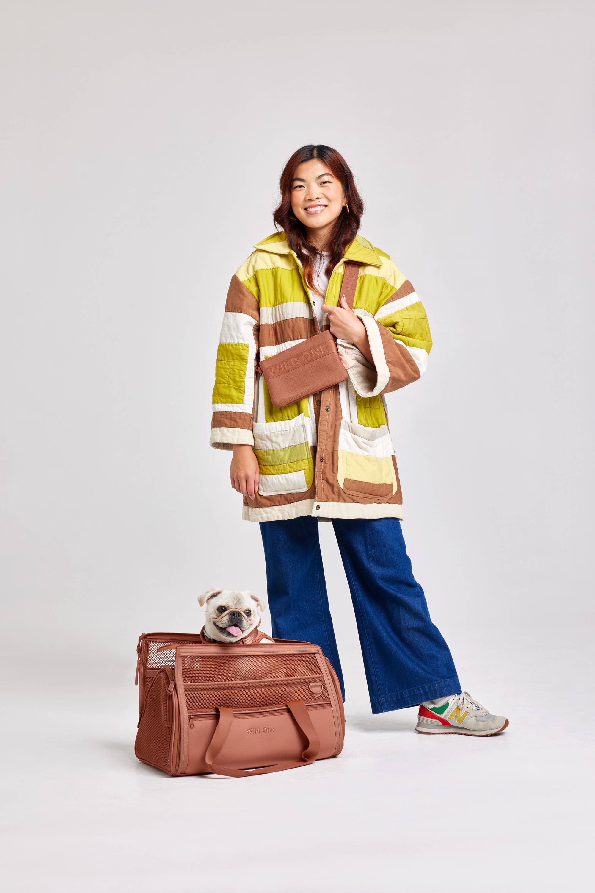 Wild One - Travel TSA Compliant Pet Dog Carrier: Tan