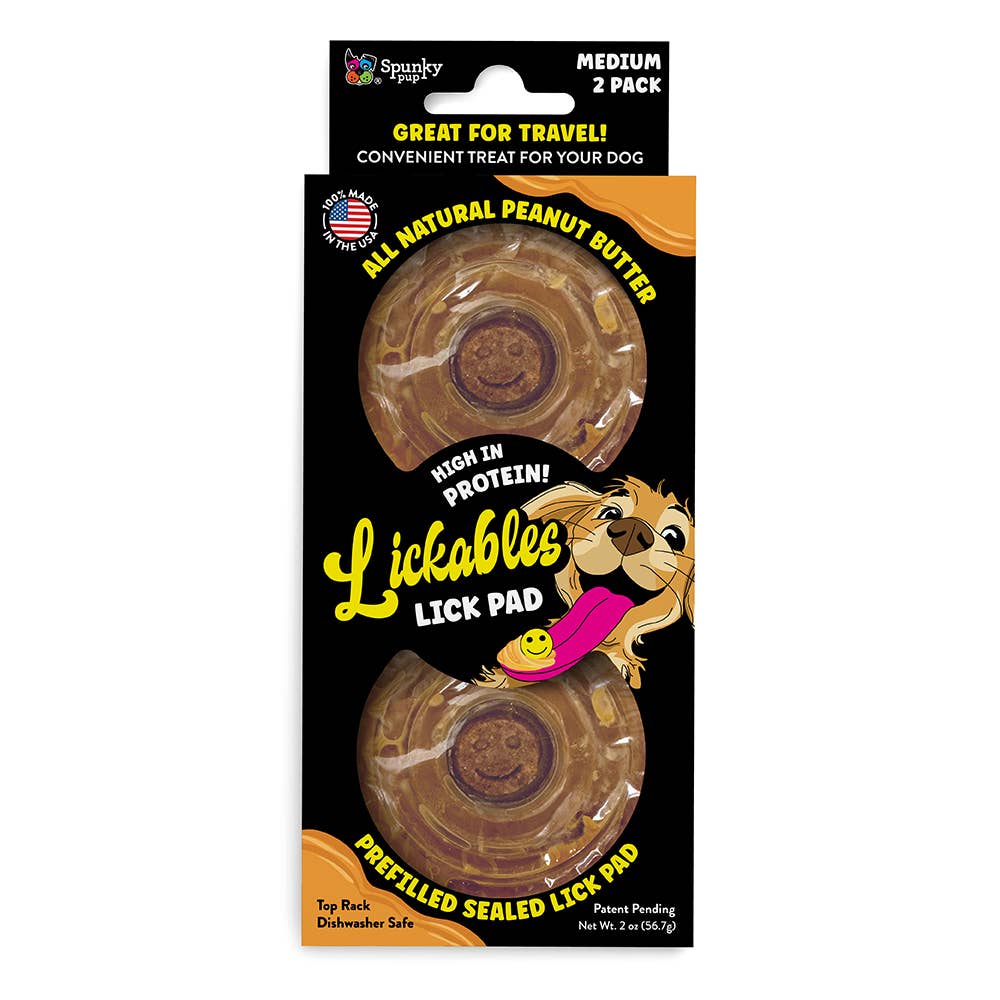 Spunky Pup Peanut Butter Filled Lick Pad