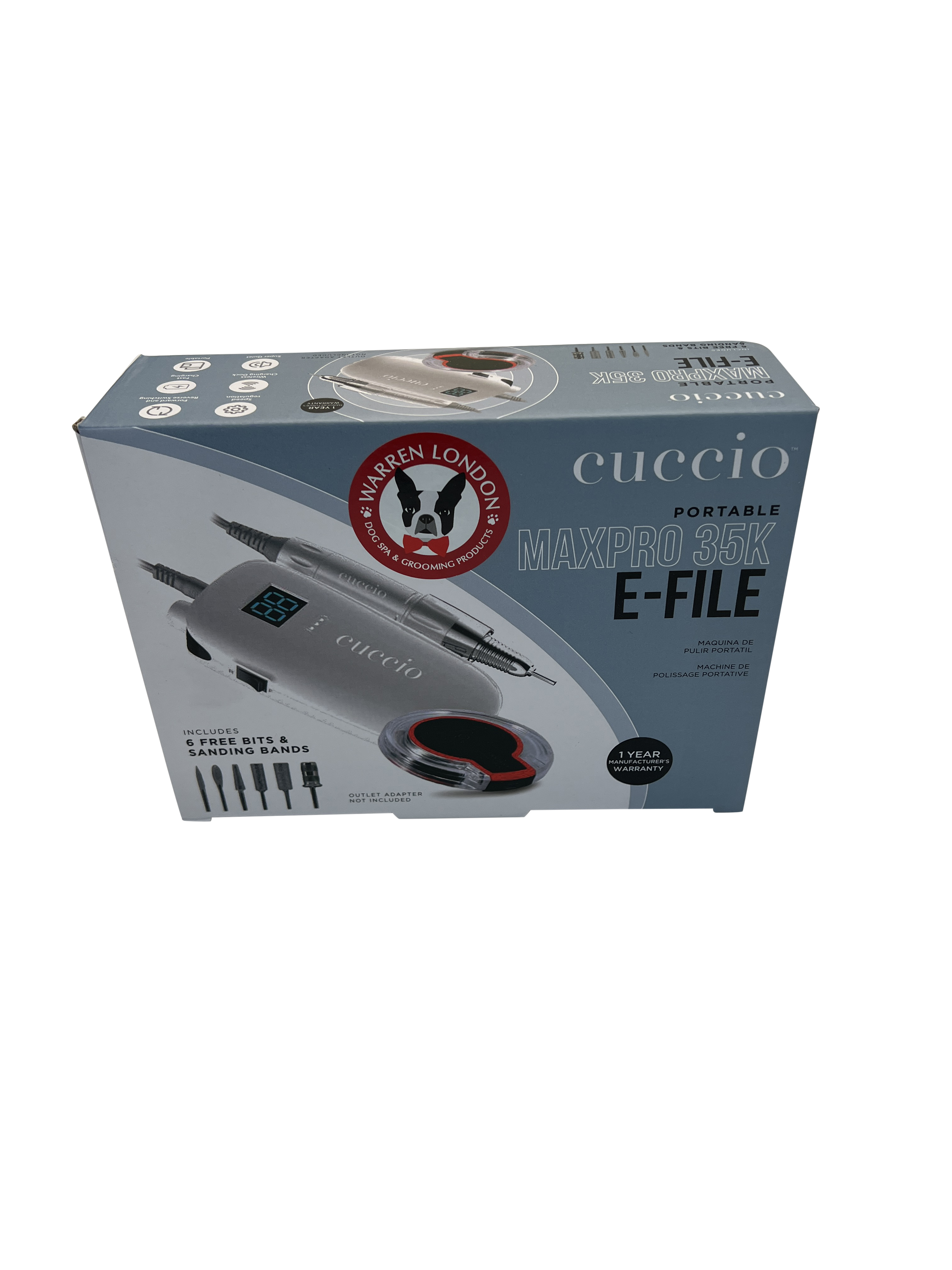 Warren London Dog Products - Warren London/Cuccio MaxPro Dog Nail E-File Trimmer