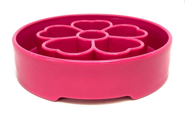 SodaPup Dog Toys - Flower Design eBowl Enrichment Slow Feeder Bowl for Dogs: Flower Bowl - Purple