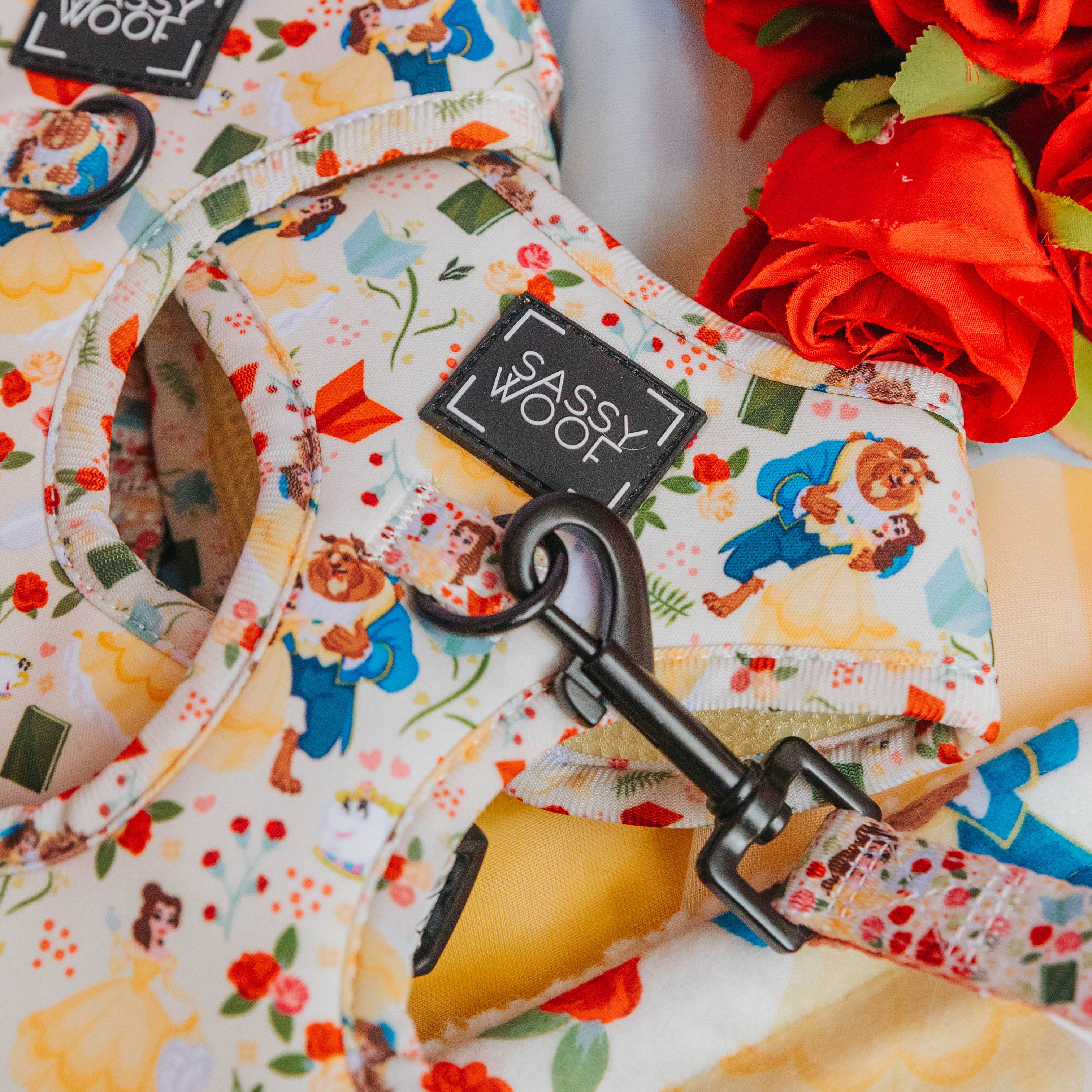 SASSY WOOF - Dog Adjustable Harness - Disney's Belle: XSmall