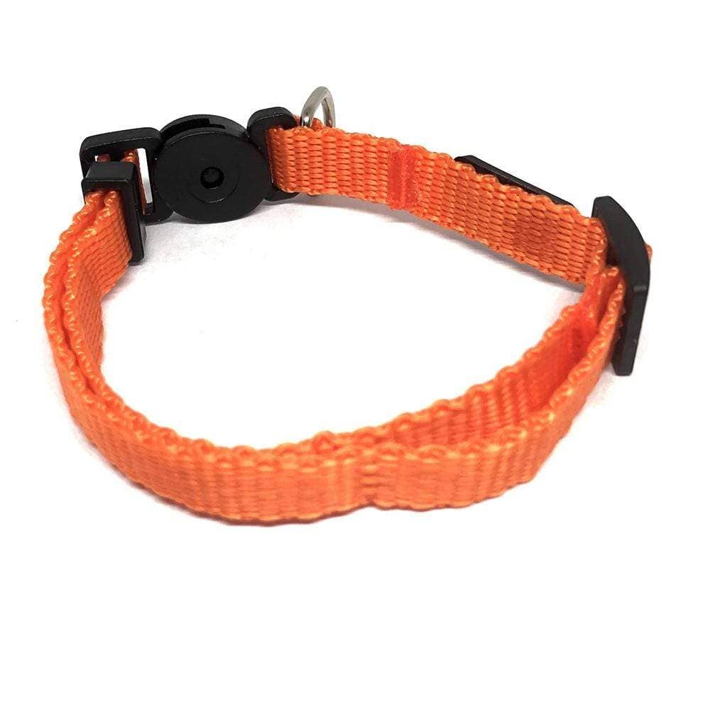 Travel Cat Breakaway Cat Collar: Reflective Black