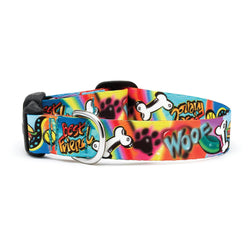 Up Country, Inc. - Graffiti Dog Collar: XS / Narrow