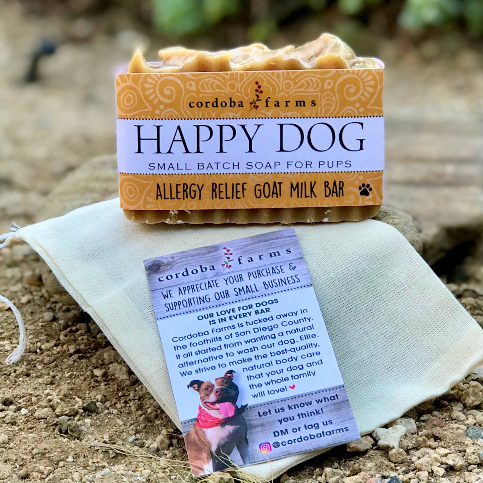 Happy Dog - Allergy Relief Goat Milk Bar: No bag