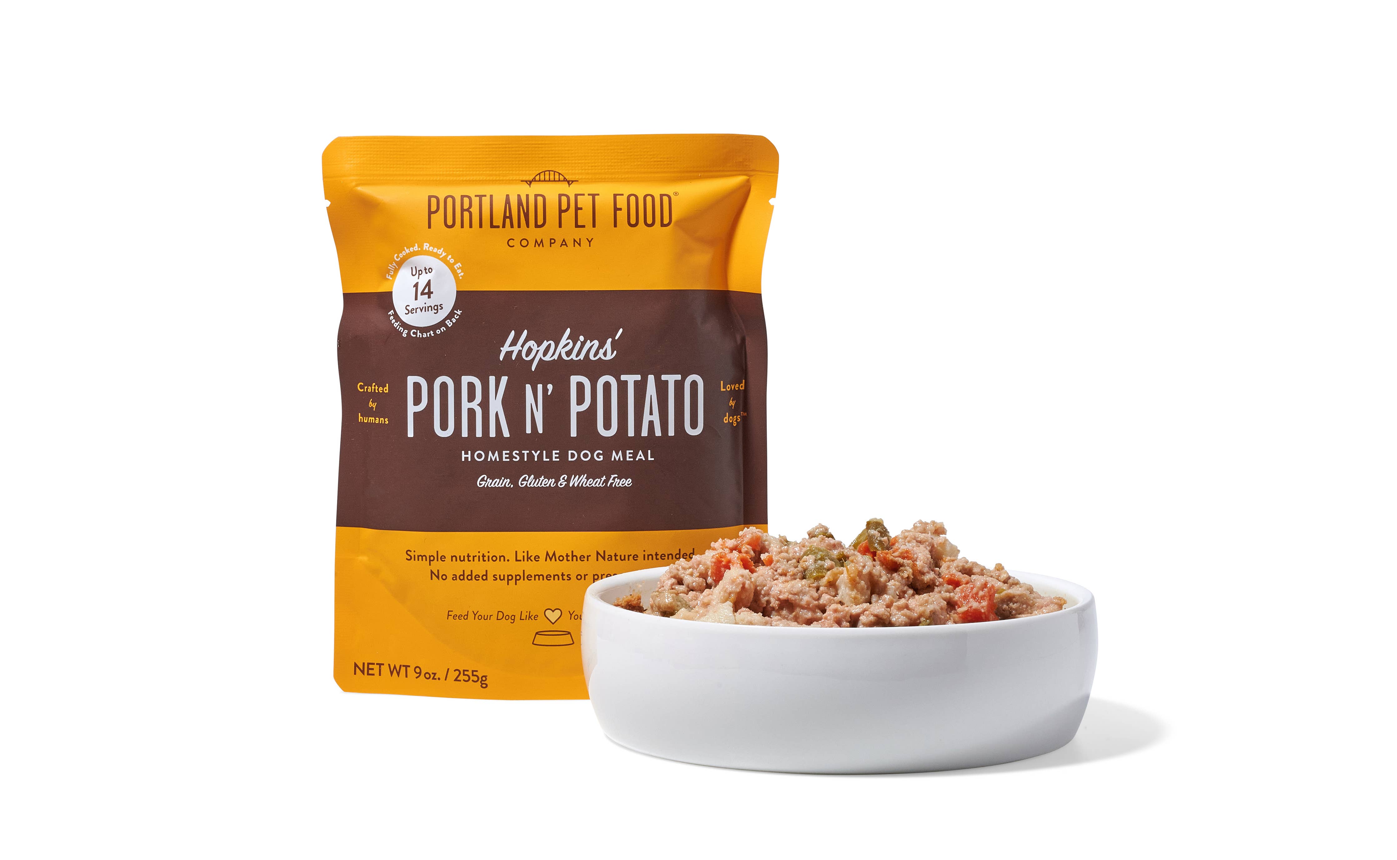 Portland Pet Food Company - Hopkins Pork N Potato Homestyle Dog Meal