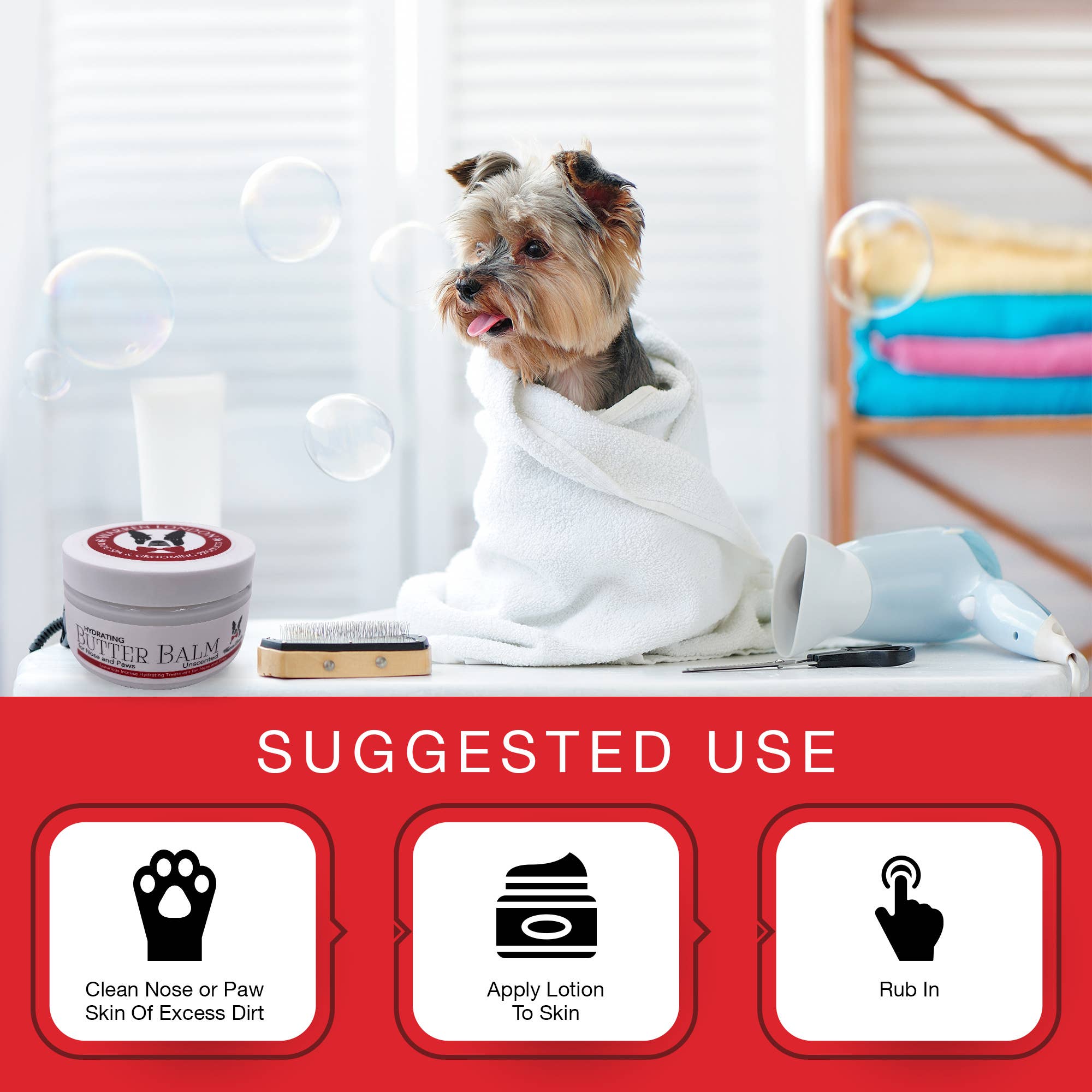 Warren London Dog Products - Hydrating Butter Balm for Nose & Paws - 4 oz