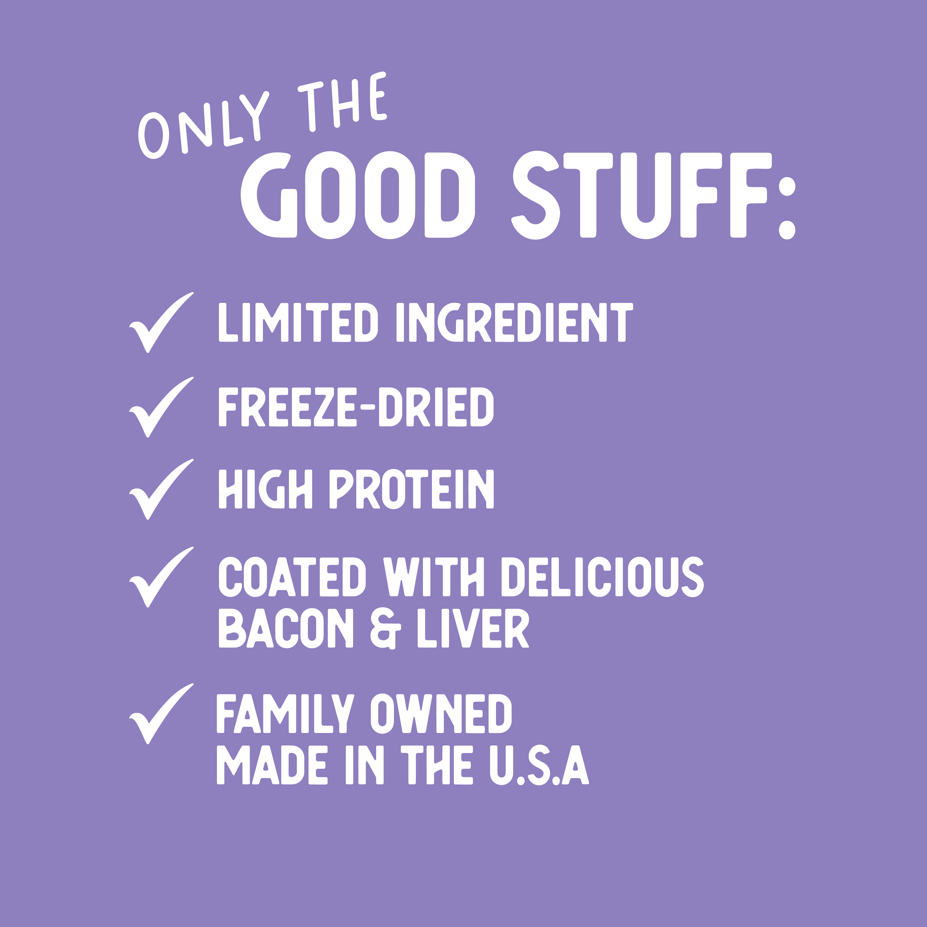 Health Extension Pet Care - Freeze Dried Bacon & Liver Bully Puffs: 5-ounces