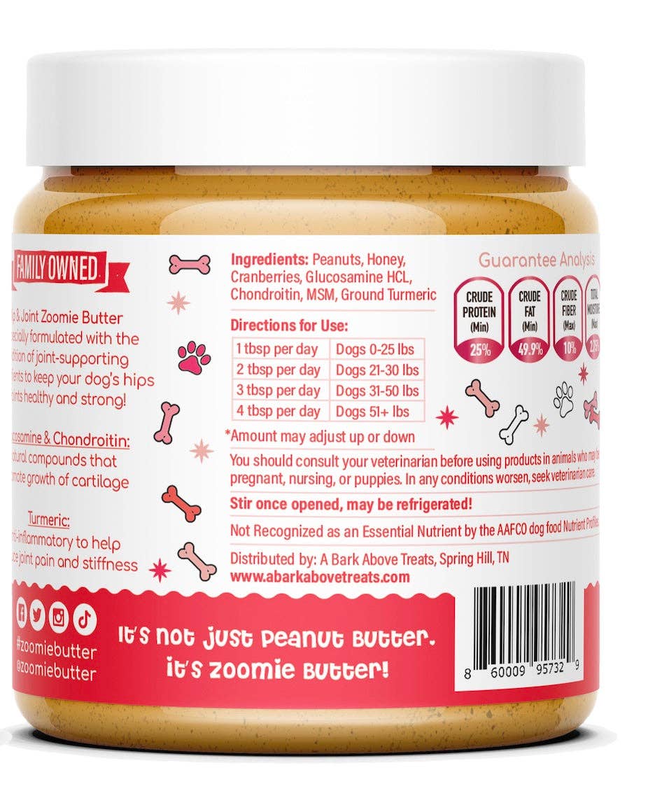 A bark above treats llc - Zoomie Butter: Hip & Joint