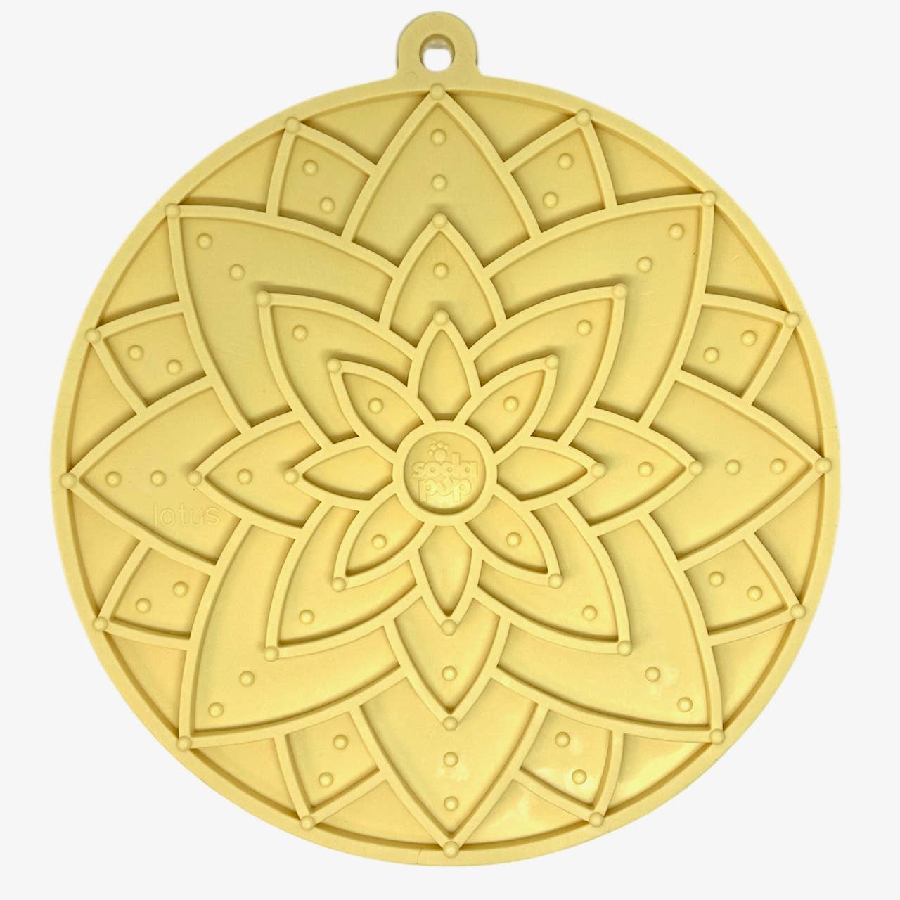 SodaPup Dog Toys - Lotus eMat Enrichment Lick Mat With Suction Cups: Light Purple