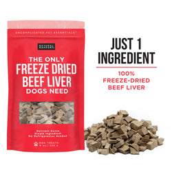 Natural Rapport - The Only Freeze Dried Beef Liver Dogs Need: 4 oz bag