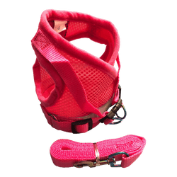 Travel Cat | Your Cat Backpack - "The Purrfectly Pink" Iridescent Harness & Leash Set: MEDIUM