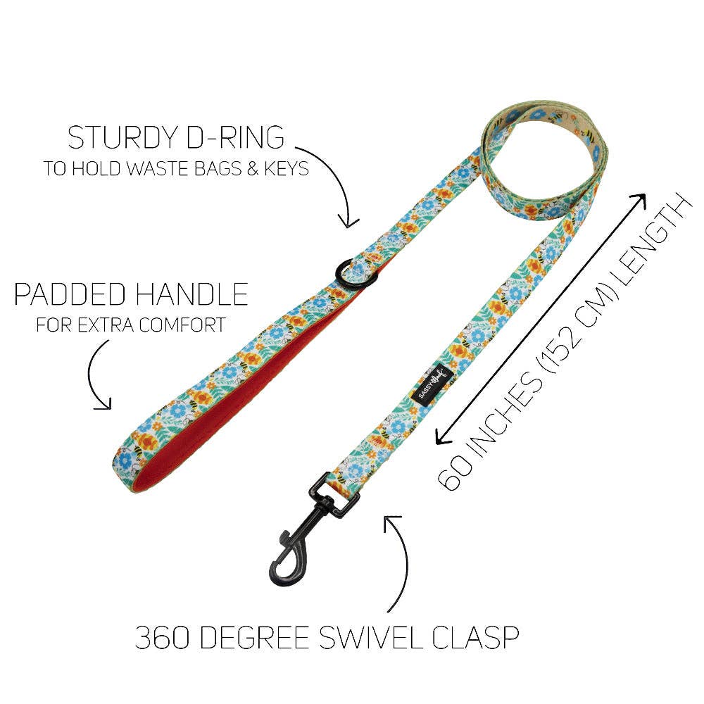SASSY WOOF - Dog Leash - Must Be the Honey