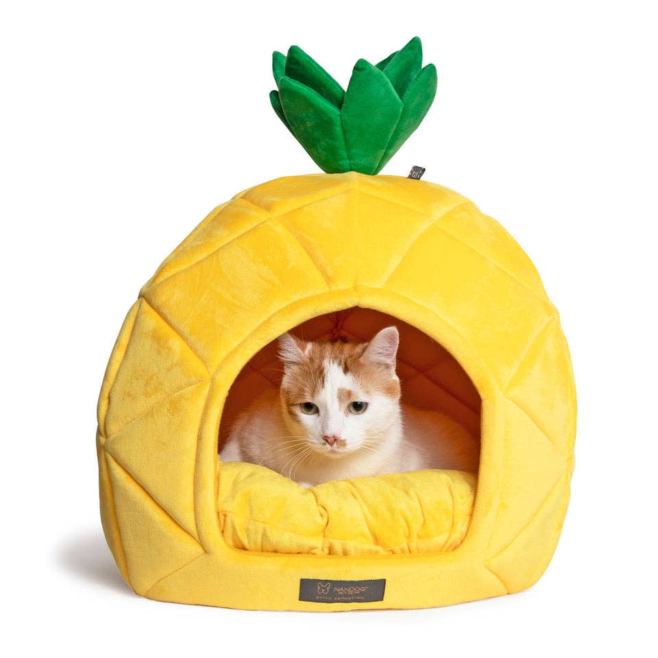 PINEAPPLE DOG BED / CAT HUT - LARGE