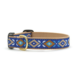 Up Country, Inc. - Aztec Blue Dog Collar: XL / Wide