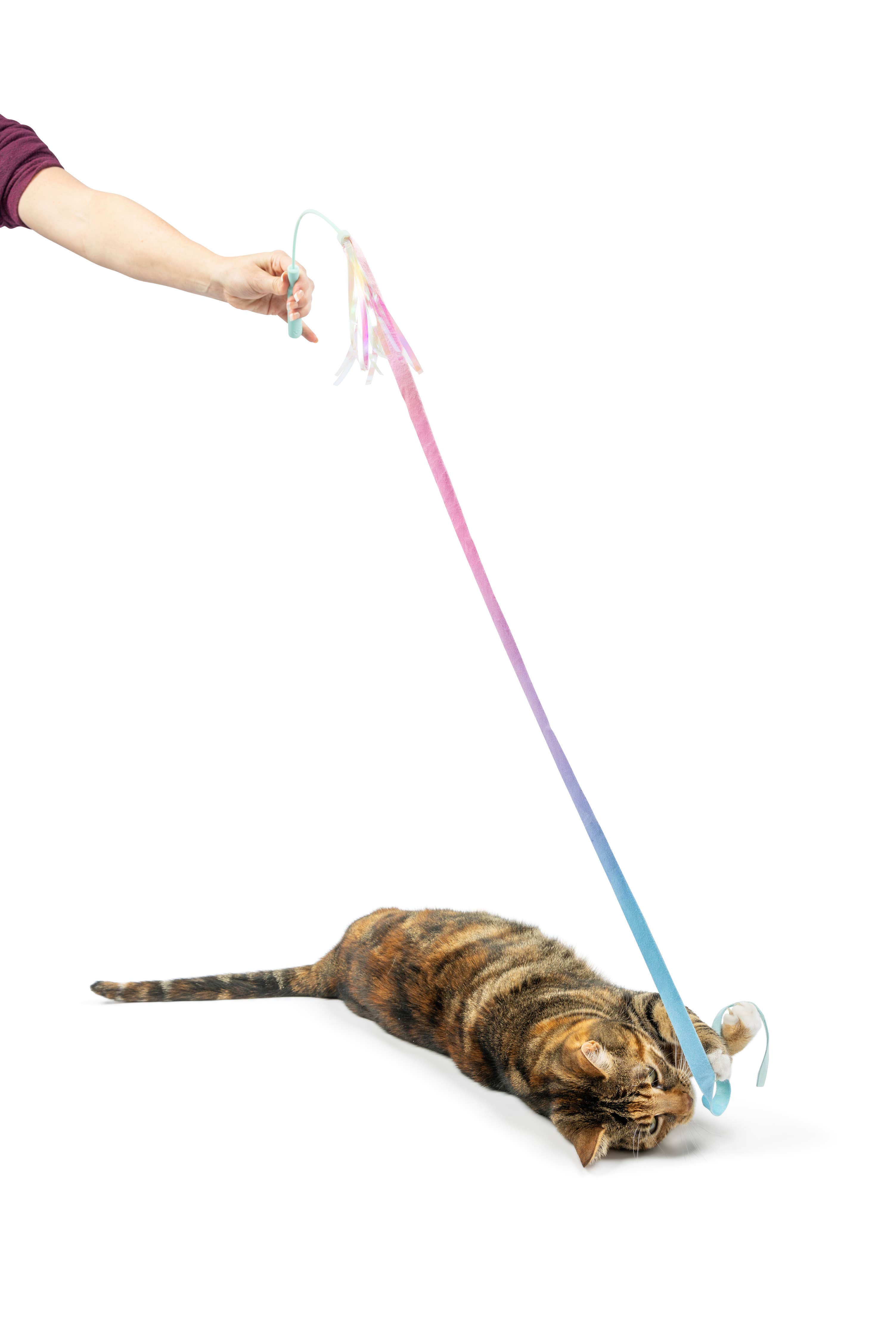 Huxley & Kent - Dance & Lure Pastel Wand Cat Toy: One Size