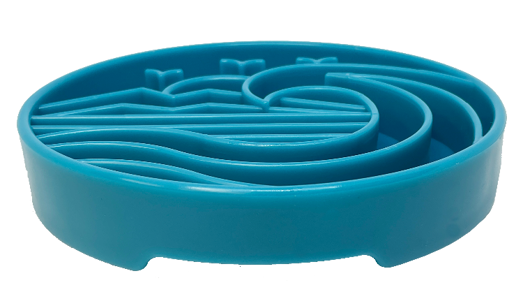 SodaPup Dog Toys - Baja Design eTray Shallow Slow Feeder Bowl for Dogs
