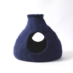 Dharma Dog Karma Cat - Purr - a - Boo Wool Pet Cave: Purple