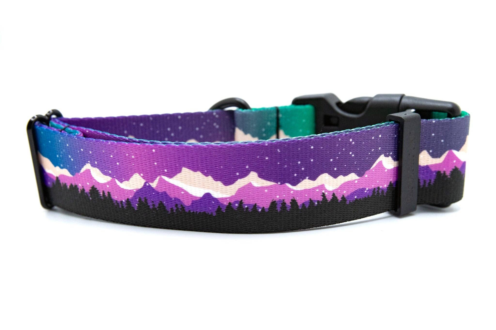 Pacific Hound - Elements Series - Aurora | Purple Dog Collar: Giant (1.5" width | 24-32" length)