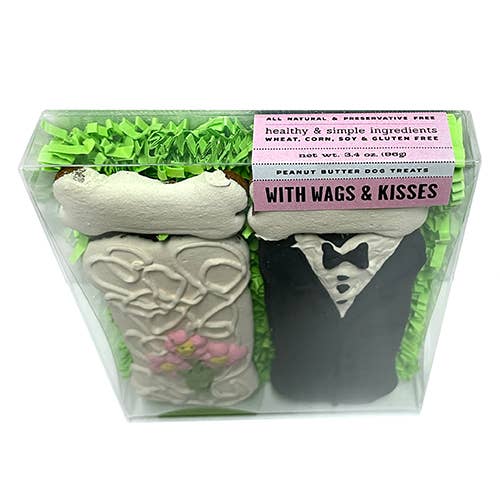 Bubba Rose Biscuit Co. - With Wags & Kisses Box - Bride & Groom