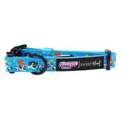 SASSY WOOF - Dog Collar - The Powerpuff Girls™ (Blue): XSmall
