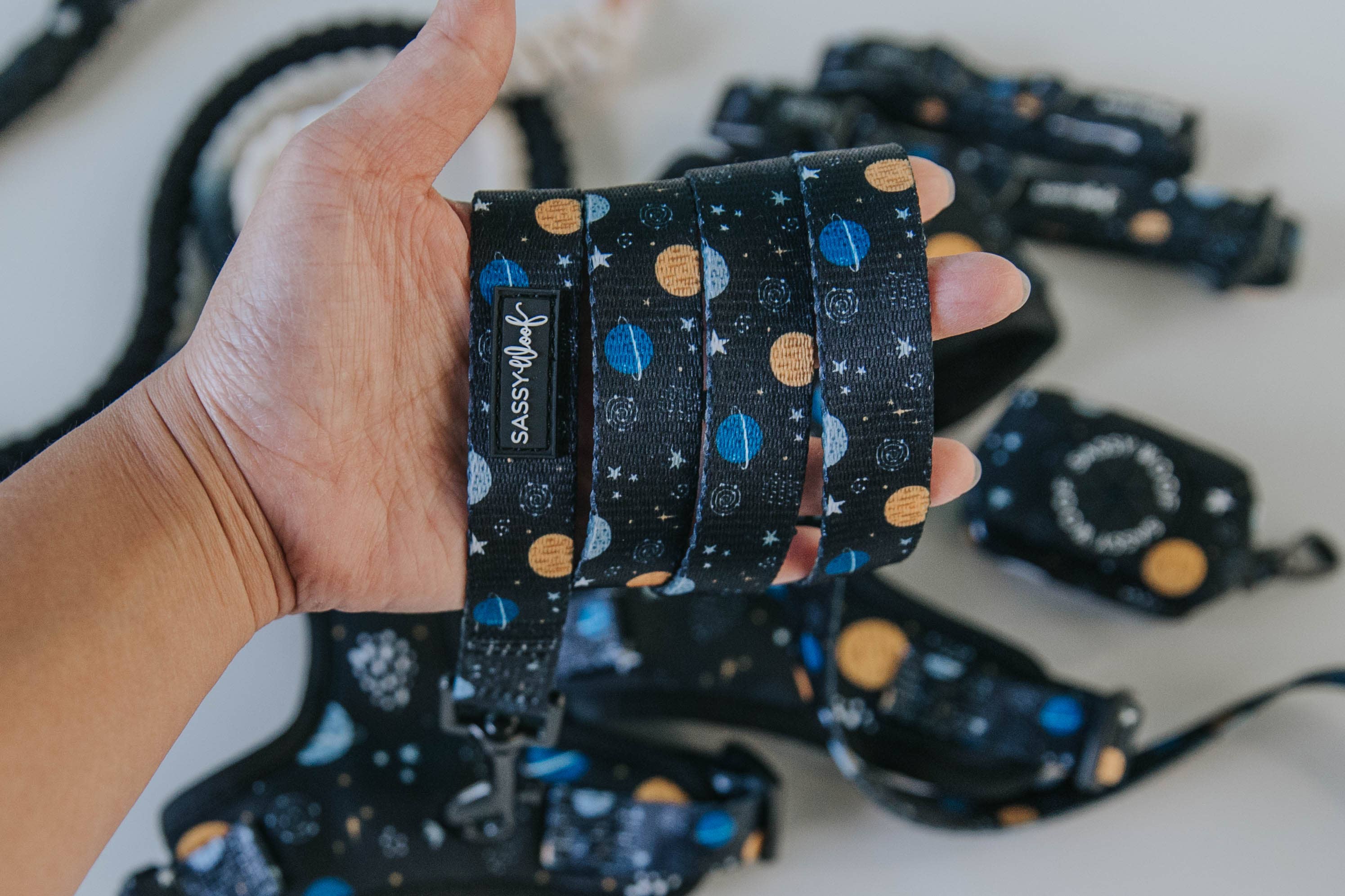 SASSY WOOF - Dog Leash - To the Stars and Beyond