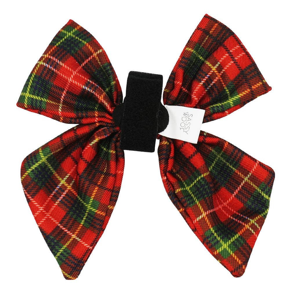 SASSY WOOF - Dog Sailor Bow - Deck the Paws (Christmas)