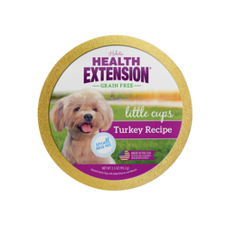 Health Extension Pet Care - Little Cups Chicken for Small Breeds Variety Pack: Chicken & Turkey Variety Pack - Small Breed 3.5oz