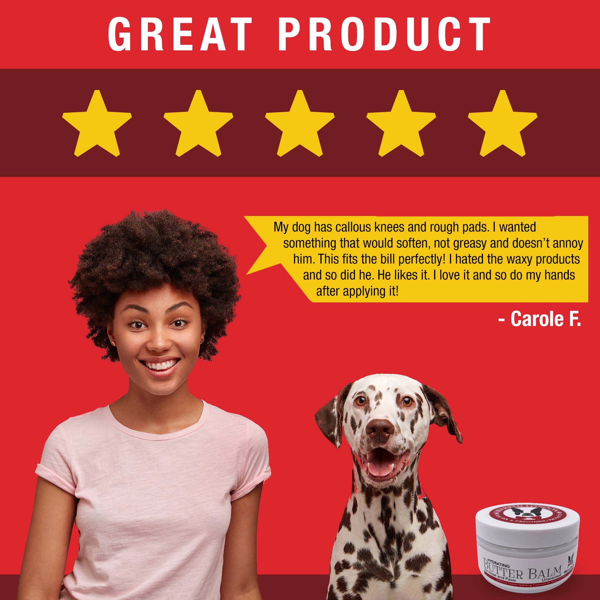 Warren London Dog Products - Hydrating Butter Balm for Nose & Paws - 4 oz