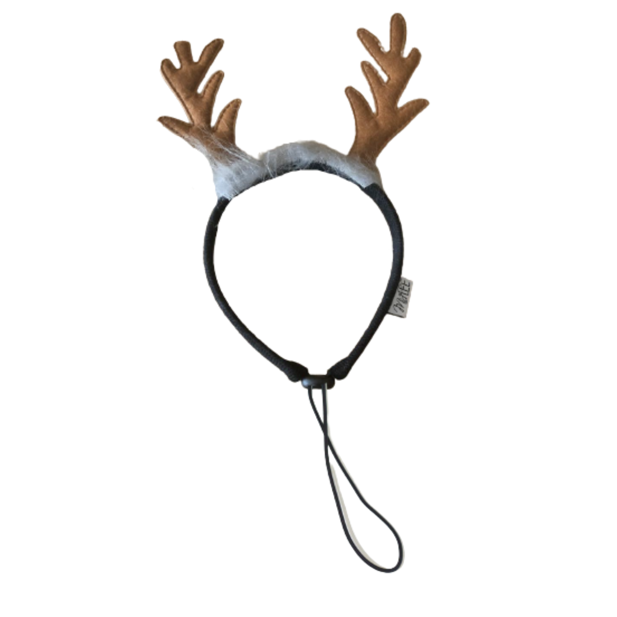 Midlee Designs - Midlee Furry Antlers Headband Halloween Dog Costume