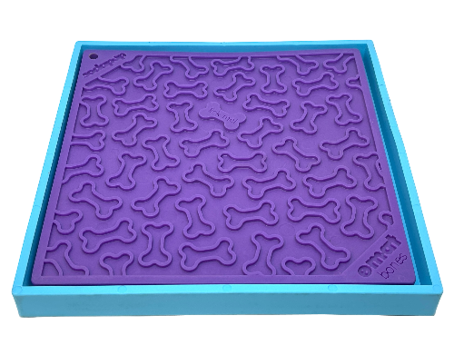 SodaPup Dog Toys - Hold 'em Suction Cup Holder for eBowls, eTrays, and eMats: Light Blue