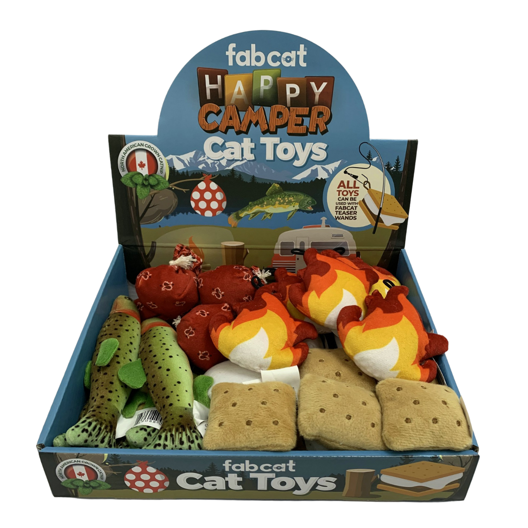 fabdog - Happy Camper PDQ Cat Toy: Default Title