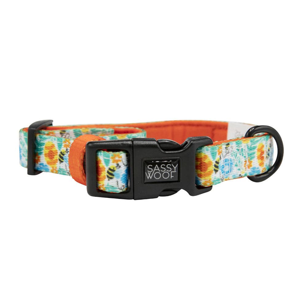 SASSY WOOF - Dog Collar - Must Be the Honey: XSmall