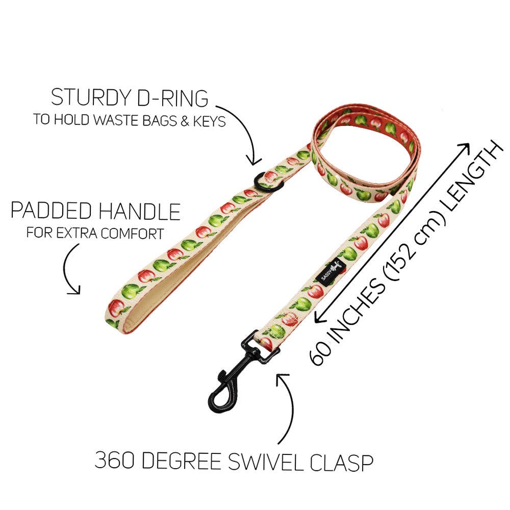 SASSY WOOF - Dog Leash  - Apple of My Eye