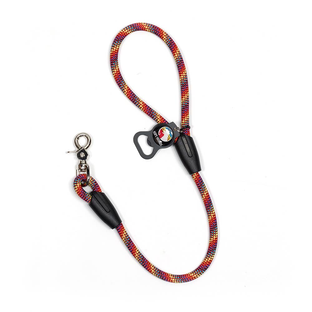 Rope Hounds - 2' Dog Traffic Lead - Multicolored: Stars and Stripes