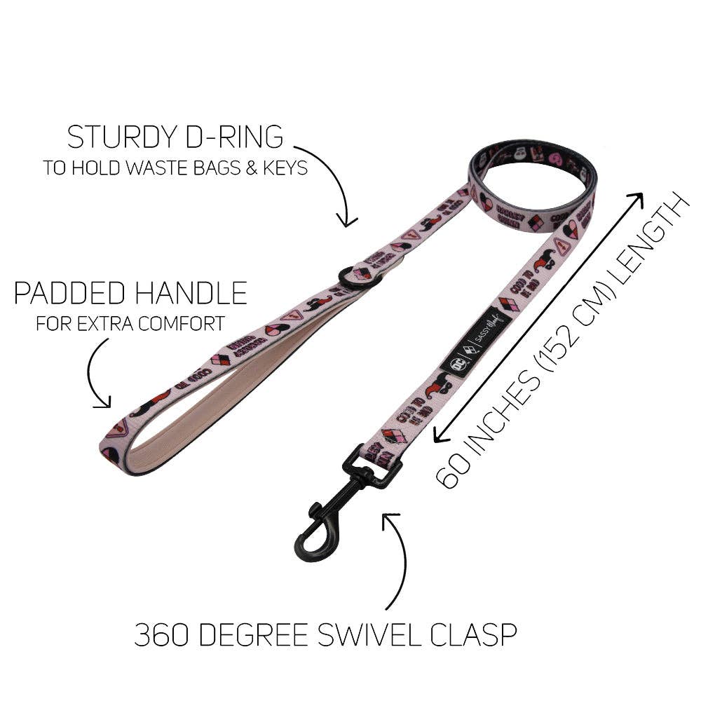 SASSY WOOF - Dog Leash - Harley Quinn™