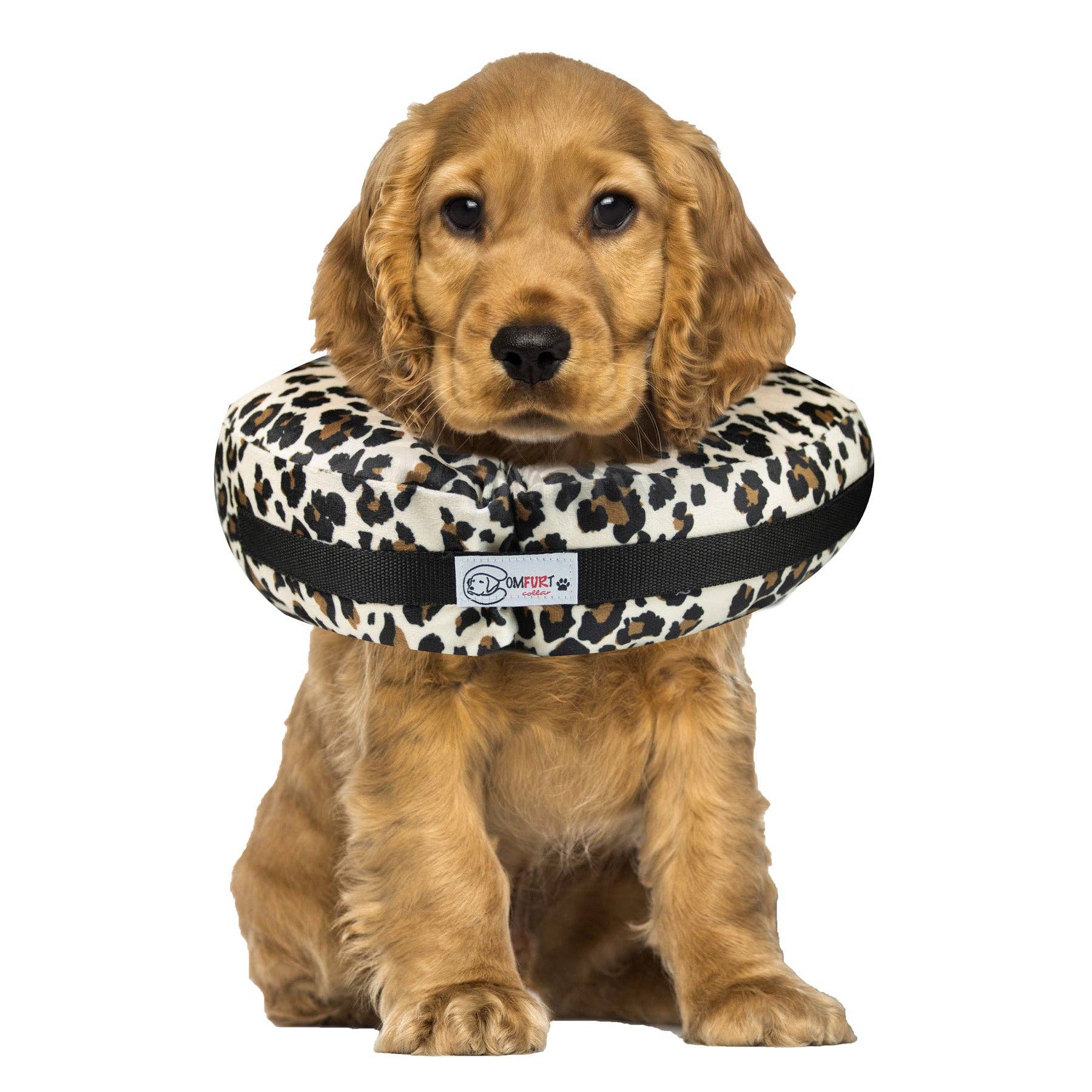 Comfurt Collar - Cheetah - Pet Recovery Collar: L