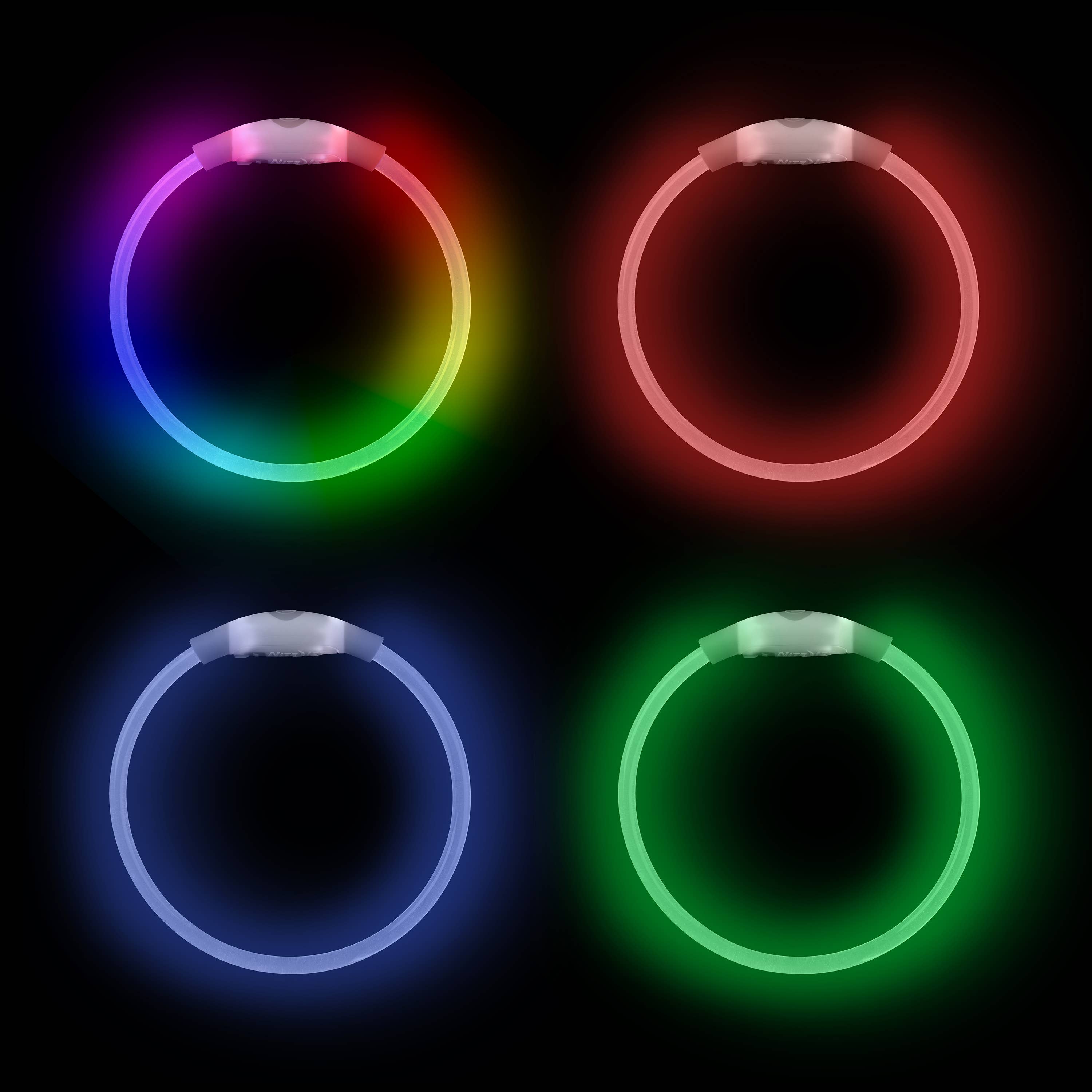Pet Palette Distribution - Nite Ize NiteMeow Rechargeable LED Safety Necklace Disc-O